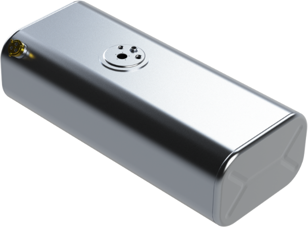 Picture of 47 Gallons 13"H x 20"W x 44"L - Ford Style - Front Fill Milgrade