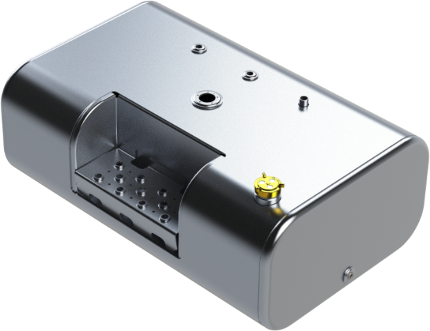 Picture of 50 Gallons 14"H x 25"W x 37"L - Ford Style - Front Fill Milgrade