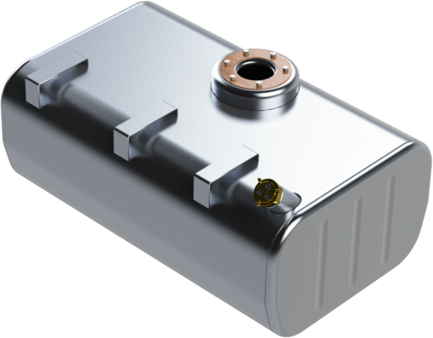 Picture of 54 Gallons 15"H x 24"W x 37"L - GMC Style - Rear Fill Milgrade