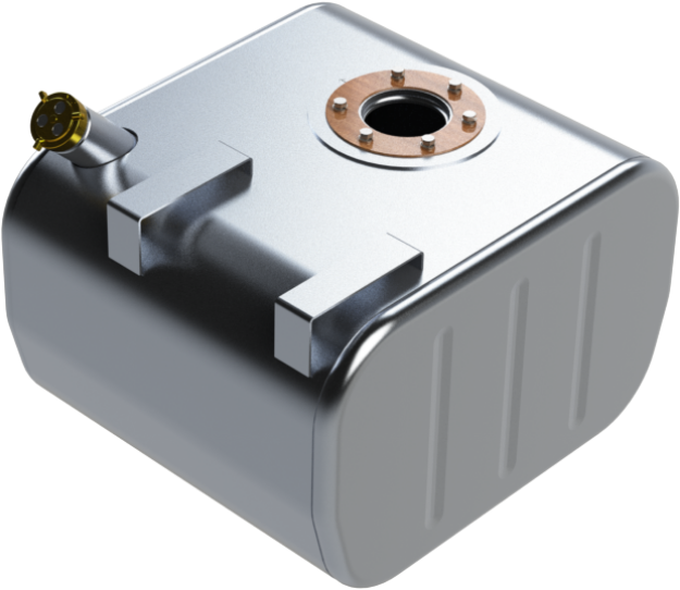 Picture of 28 Gallons 15"H x 24"W x 19.25"L - GMC Style - Rear Fill Milgrade