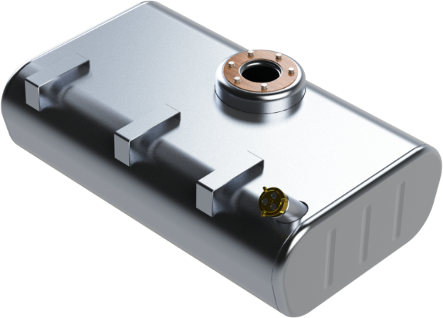 Picture of 39 Gallons 11"H x 24"W x 37"L - GMC Style - Rear Fill Milgrade