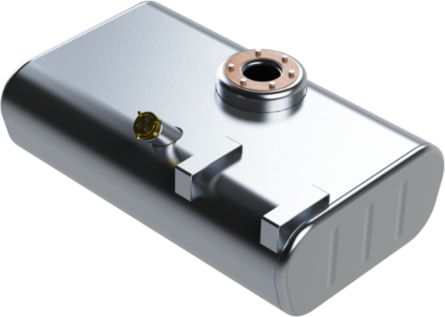 Picture of 39 Gallons 11"H x 24"W x 37"L - GMC Style - Center Fill Milgrade