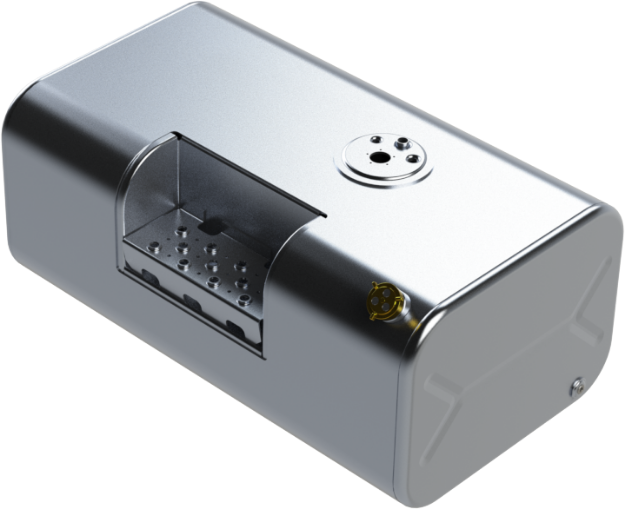 Picture of 76 Gallons 18.25"H x 25"W x 42"L - International Style - Rear Fill Milgrade