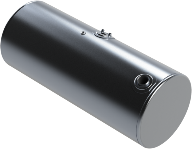 Picture of 118 Gallons 24.5"D x 58"L - Kenworth Style - Rear Fill Milgrade