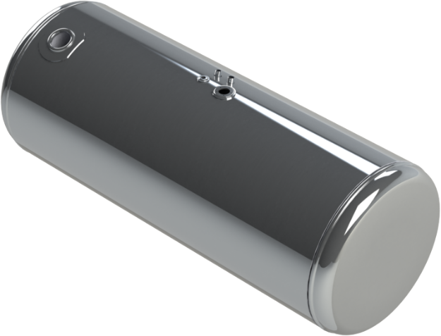 Picture of 138 Gallons 26"D x 60"L - Peterbilt Style-Rear Fill Polished