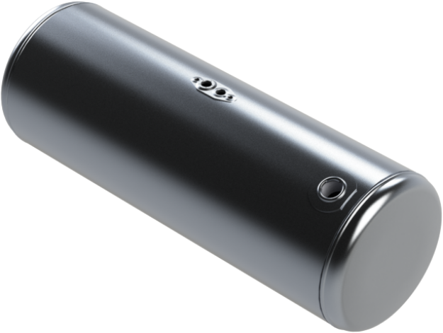 Picture of 154 Gallons 26"D x 67"L - Peterbilt Style - Rear Fill Milgrade