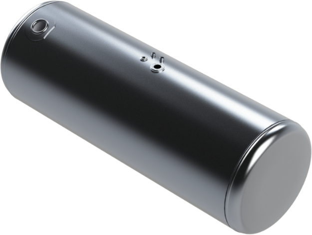 Picture of 154 Gallons 26"D x 67"L - Peterbilt Style - Rear Fill Milgrade