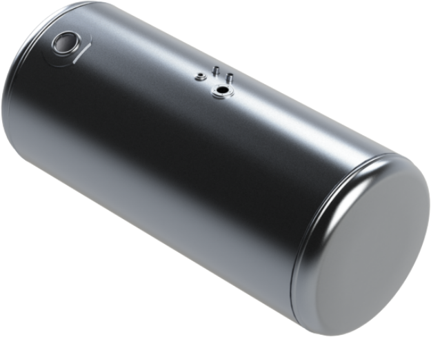 Picture of 122 Gallons 26"D x 53"L - Peterbilt Style - Rear Fill Milgrade