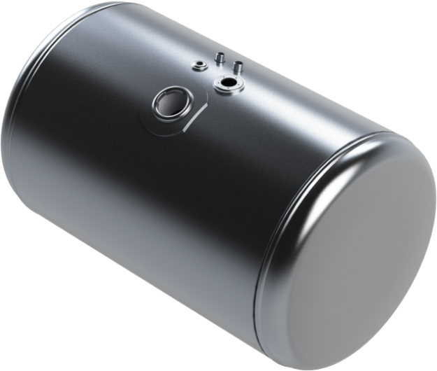 Picture of 80 Gallons 26"D x 35"L - Peterbilt Style - Center Fill Milgrade