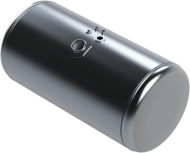 Picture of 101 Gallons 26"D x 44"L - Peterbilt Style - Center Fill Milgrade