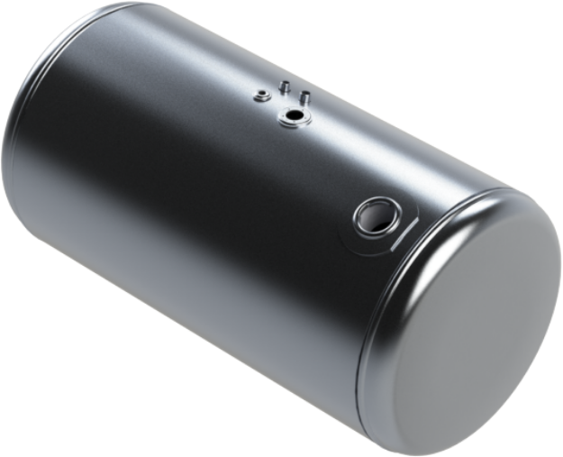 Picture of 101 Gallons 26"D x 44"L - Peterbilt Style - Rear Fill Milgrade