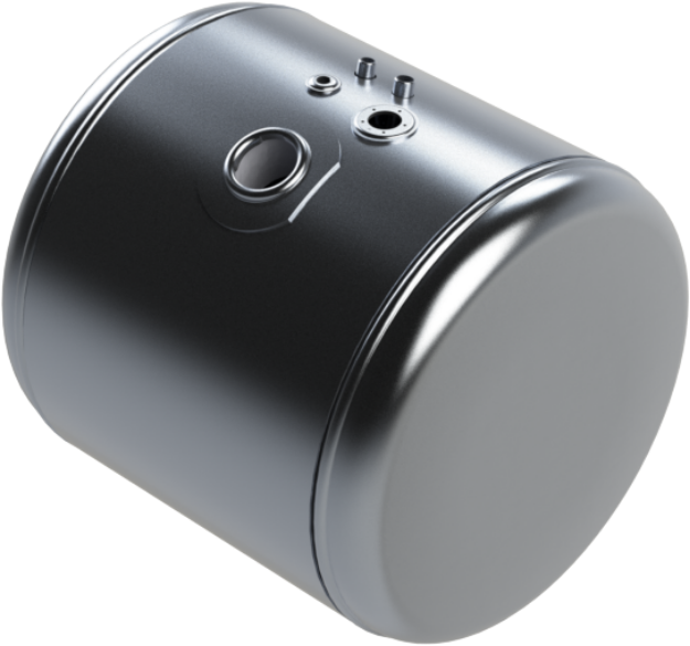 Picture of 46 Gallons 26"D x 20"L - Peterbilt Style - Center Fill Milgrade