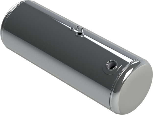 Picture of 104 Gallons 23"D x 58"L - Peterbilt Style - Rear Fill Polished