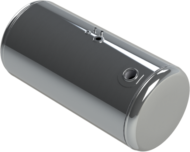 Picture of 110 Gallons 26"D x 48"L - Peterbilt Style - Rear Fill Polished