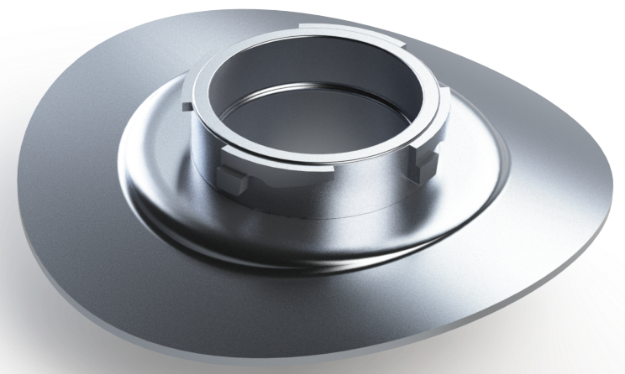 Picture of MILGRADE ALUMINUM FREIGHTLINER CAM LOCK FILL NECK - ROUND