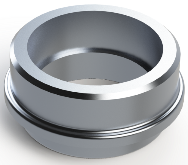 Picture of 1 1/2" NPTF MEDIUM DUTY MILGRADE ALUMINUM FLANGE