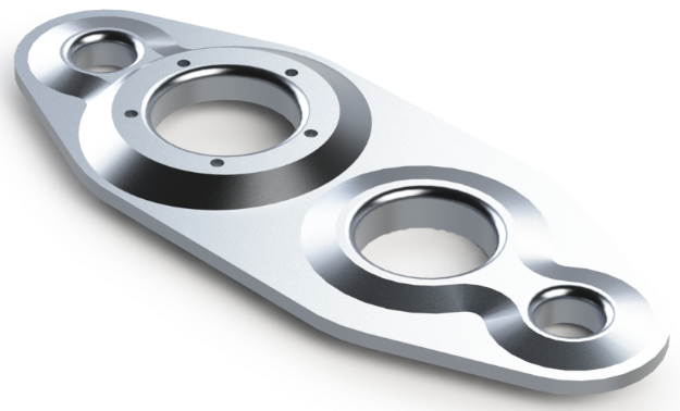 Picture of MILGRADE ALUMINUM PETERBILT ADAPTER PLATE