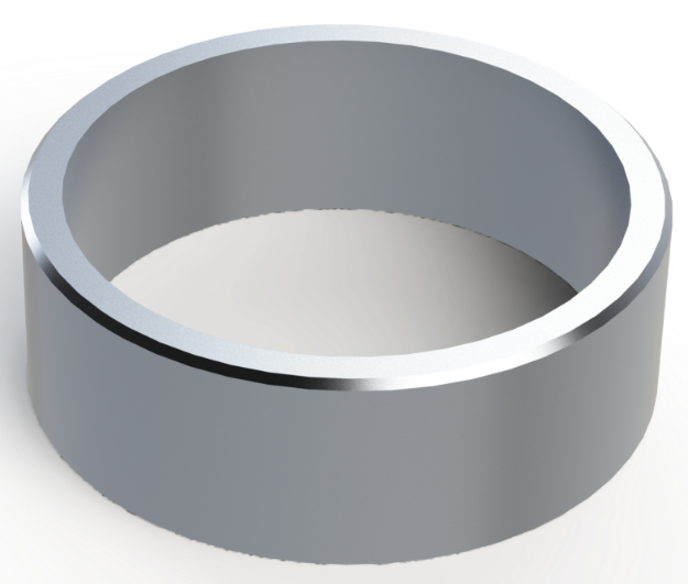 Picture of Half 4" NPT Milgrade Aluminum Coupling