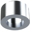 Picture of Half 3/8" NPT Milgrade Aluminum Coupling