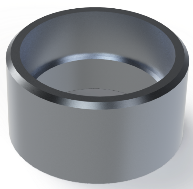 Picture of HALF 1-1/2" NPT MILGRADE ALUMINUM COUPLING