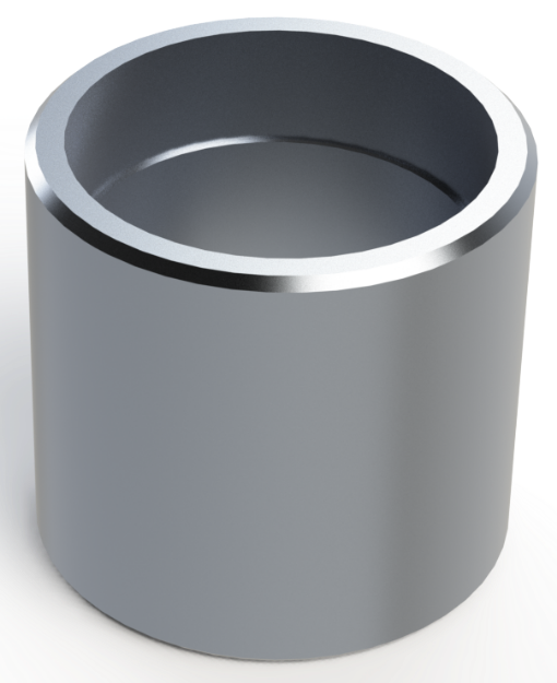 Picture of FULL 2" NPT MILGRADE ALUMINUM COUPLING