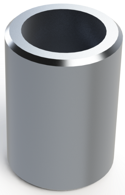 Picture of FULL 1/4" NPTF MILGRADE ALUMINUM COUPLING