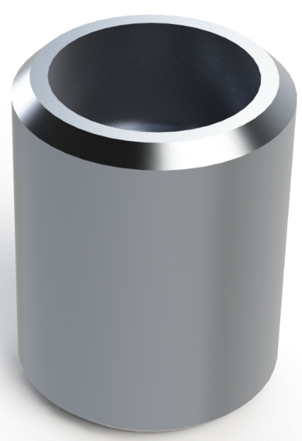 Picture of FULL 3/8" NPT MILGRADE ALUMINUM COUPLING