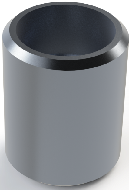 Picture of FULL 1/2" NPT MILGRADE ALUMINUM COUPLING