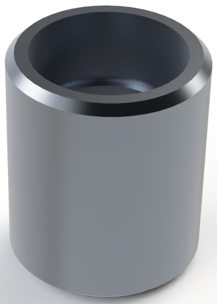 Picture of FULL 3/4" NPT MILGRADE ALUMINUM COUPLING