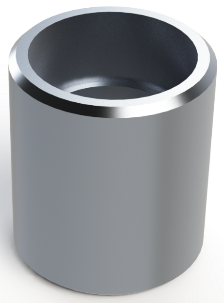 Picture of FULL 1" NPT MILGRADE ALUMINUM COUPLING