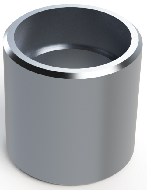 Picture of FULL 1 1/4" NPT MILGRADE ALUMINUM COUPLING