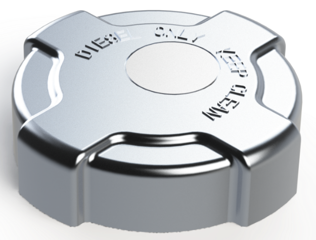 Picture of 3" NPSM, 8 TPI, NON-VENTED, NON-LOCKING FUEL CAP