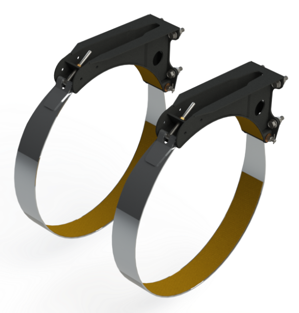 Picture of 26" PB style polished mounting kit - 2 piece