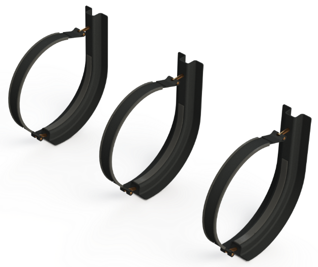 Picture of 16" 3 Piece Black Mounting Kit