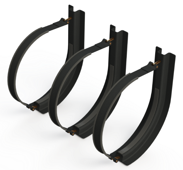 Picture of 18" 3 Piece Black Mounting Kit