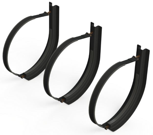 Picture of 22" 3 Piece Black Mounting Kit