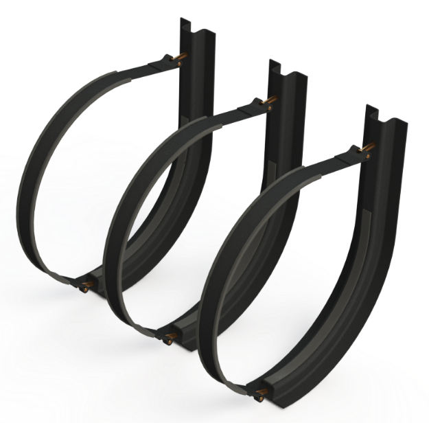 Picture of 23" 3 Piece Black Mounting Kit