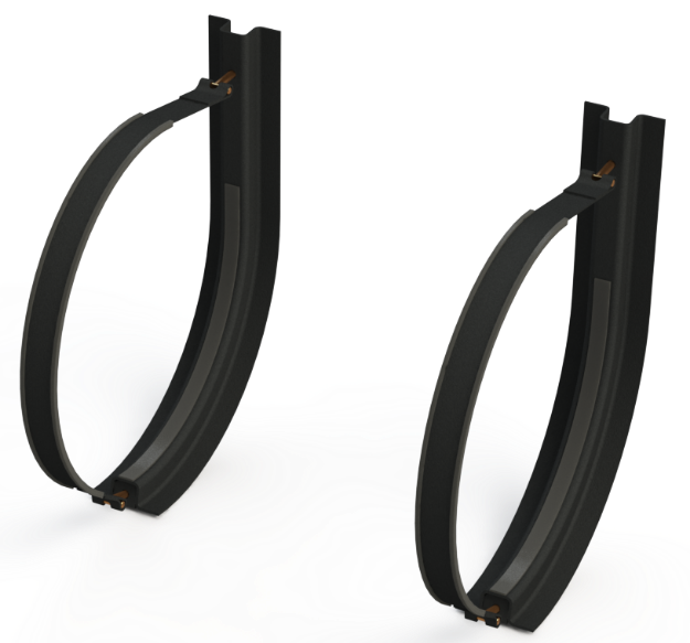 Picture of 23" 2 Piece Black Mounting Kit