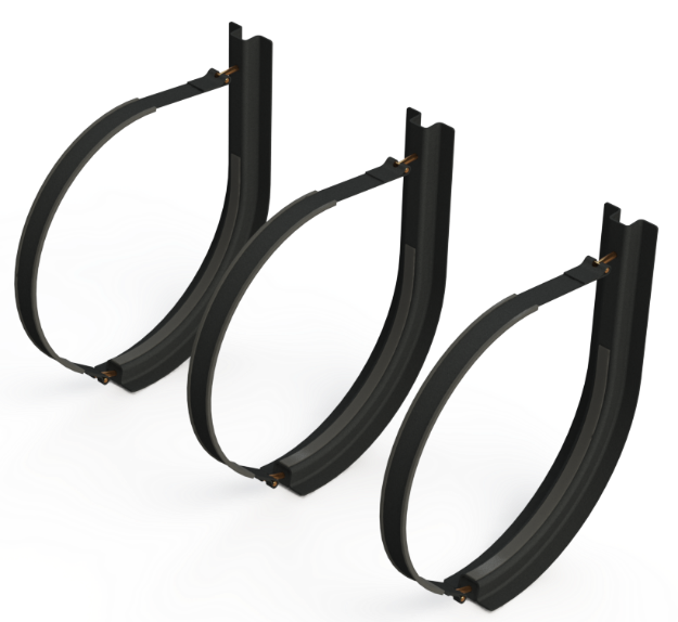 Picture of 24" 3 Piece Black Mounting Kit