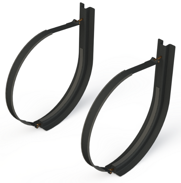 Picture of 25" 2 Piece Black Mounting Kit