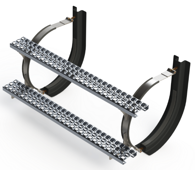 Picture of 18" 2 Piece Stainless Steel Mounting Kit Combo