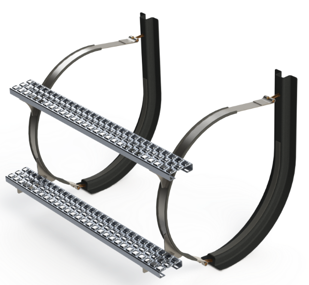 Picture of 26" 2 Piece Stainless Steel Mounting Kit Combo