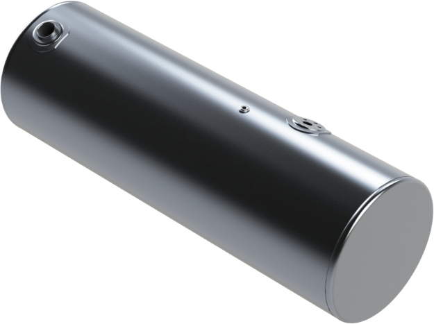 Picture of 147 Gallons 24.5"D x 72"L - Kenworth Style - Rear Fill Milgrade