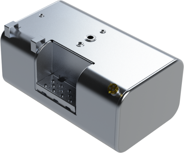 Picture of 90 Gallons 20"H x 26.5"W x 43"L - International Style - Rear Fill Milgrade