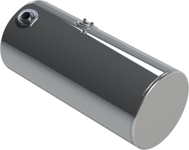 Picture of 107 Gallons 24.5"D x 52.5"L - Kenworth Style - Front Fill Polished