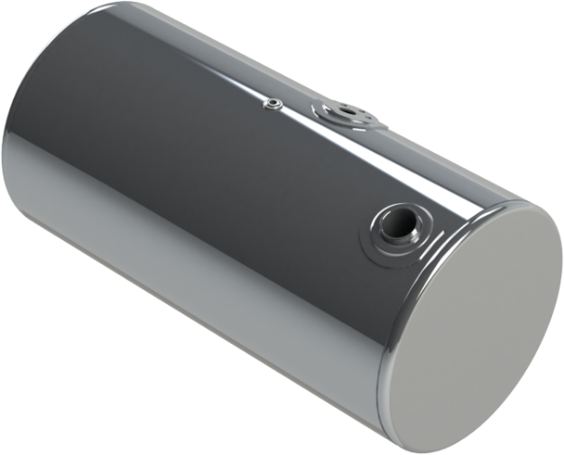 Picture of 97 Gallons 24.5"D x 47.5"L - Kenworth Style - Rear Fill Polished