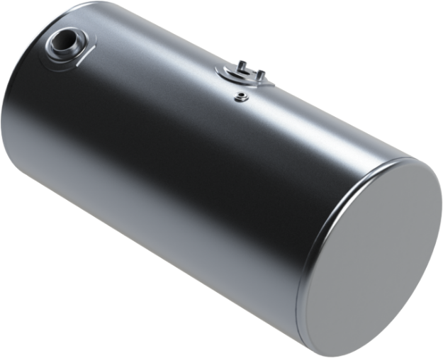 Picture of 97 Gallons 24.5"D x 47.5"L - Kenworth Style - Rear Fill Milgrade