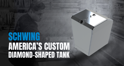 Schwing America’s Custom Diamond-Shaped Tank