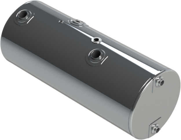 Picture of 118 Gallons 24.5"D x 58"L - Kenworth Style - Front Fill Polished, Split