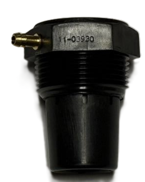 Picture of 1-1/4" NPT Plastic Rollover Vent (Peterbilt Style)